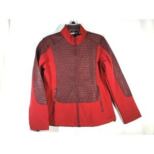 Arctix Women's Blaise Jacket womens large vintage red quilted patchwork New